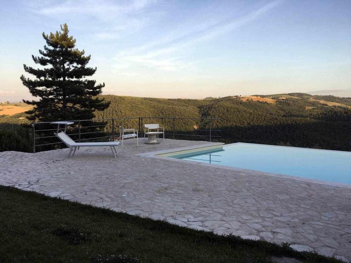 San Venanzo - Casale De Conti Villa Bagian luar foto