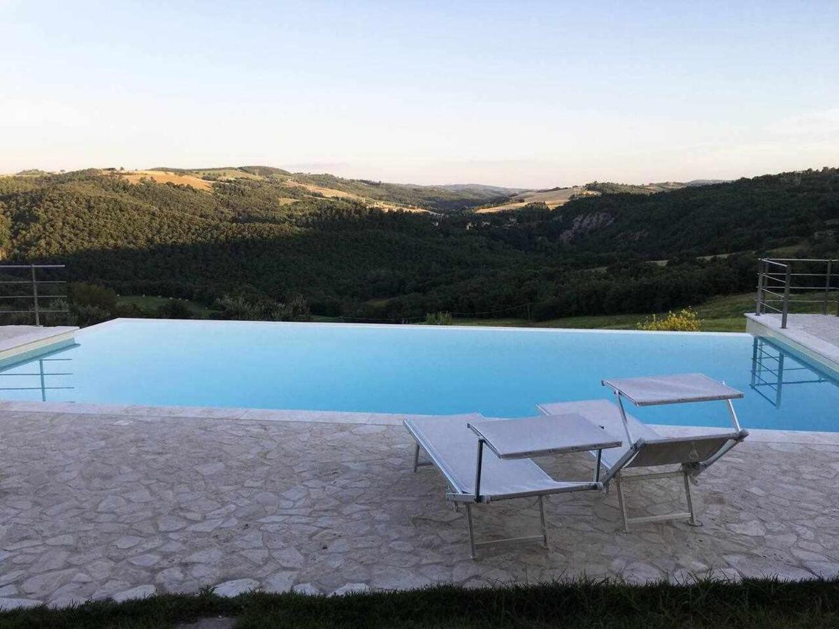 San Venanzo - Casale De Conti Villa Bagian luar foto