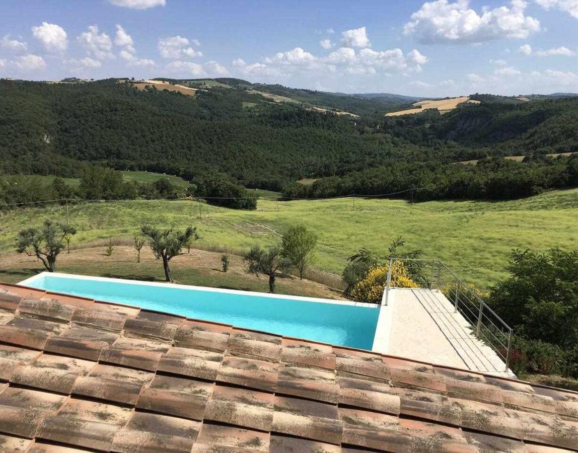 San Venanzo - Casale De Conti Villa Bagian luar foto